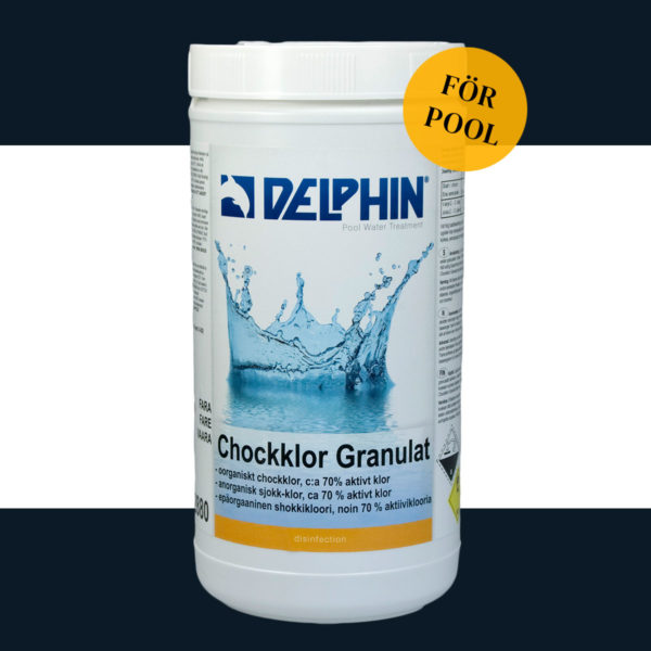 chockklor granulat 1kg från delphin