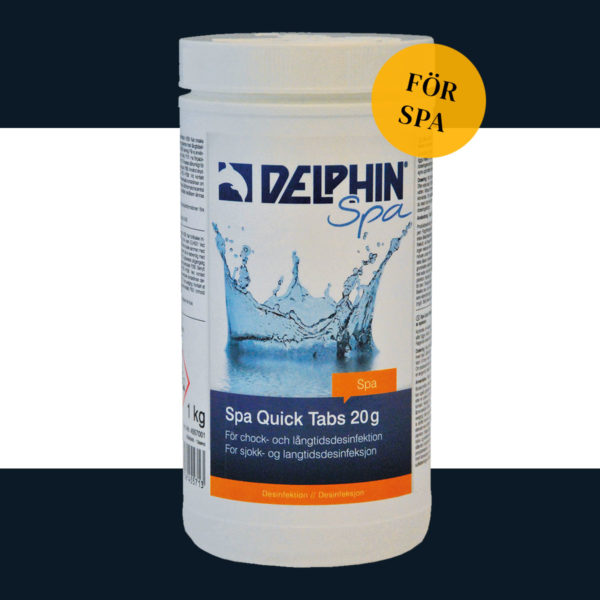 spa quick tabs 20g från delphin snabblösande tabletter