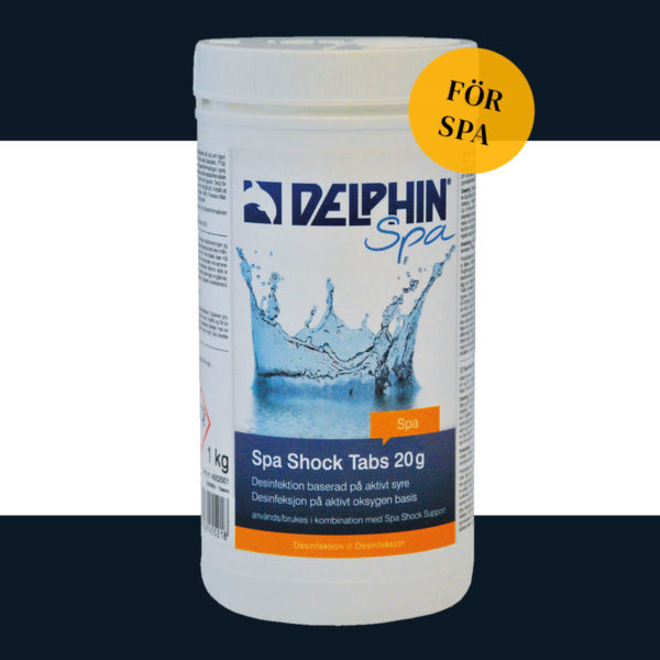 spa shock tabs 20g tabletter från delphin